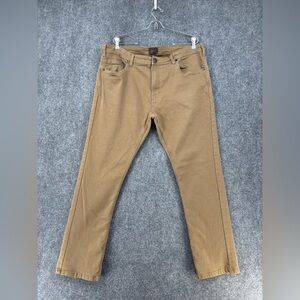 Jachs Brown Straight Fit Stretch Traveler 5 Pocket Pants Men’s 38X30* Comfort